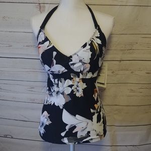 NWT Athleta Polynesia Halter Tankini Top 34D/DD